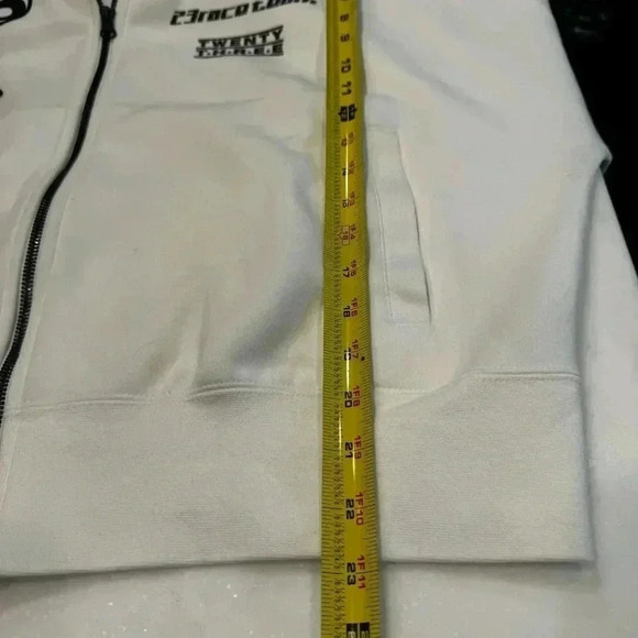 NWT Women's Air Jordan Jumpman 23 Race Team Hoodie Full Zip White Sz Large - Picture 7 of 8